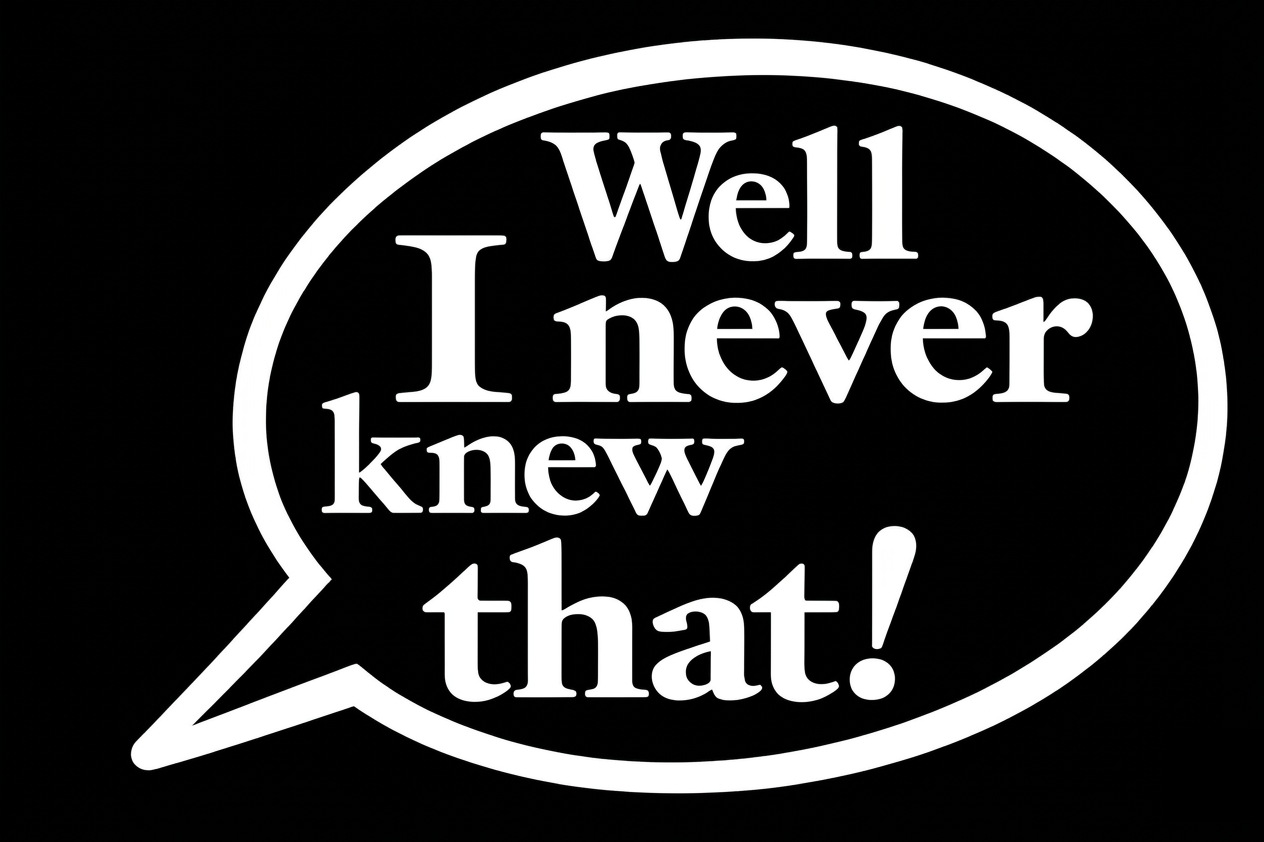 Well I Never Knew That (WINKT)